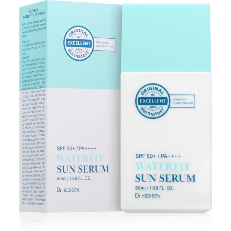 Dr. HEDISON Waterfit Sun Serum hydratační sérum SPF 50+ 50 ml