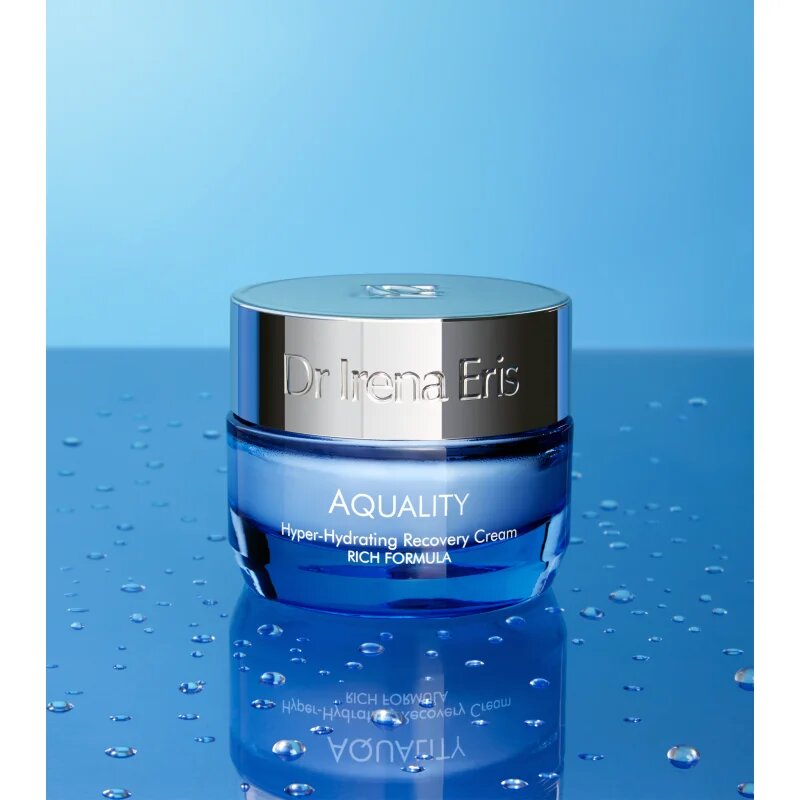 Dr Irena Eris Aquality Hyper-Hydrating Recovery Cream Rich Formula hloubkově hydratační krém proti vráskám 50 ml