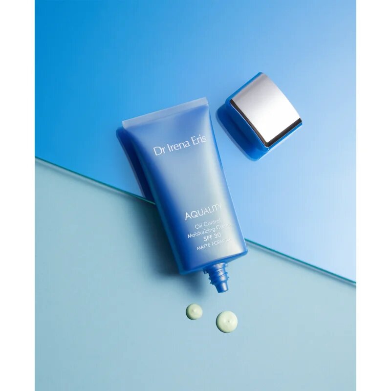 Dr Irena Eris Aquality Oil-Control Moisturizing Cream hloubkově hydratační krém proti vráskám SPF 30 50 ml