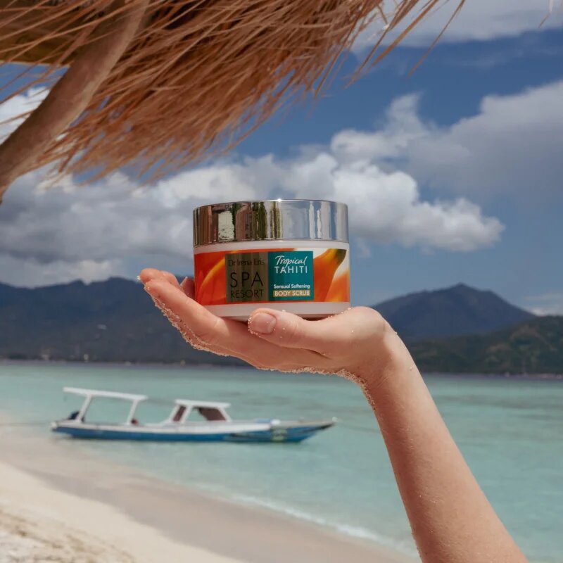 Dr Irena Eris SPA Resort Tropical Tahiti zjemňující tělový peeling 200 g