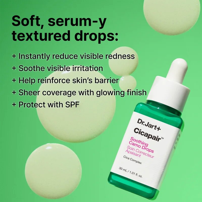 Dr. Jart+ Cicapair™ Soothing Camo Drops lehký tónovací fluid SPF 20 30 ml