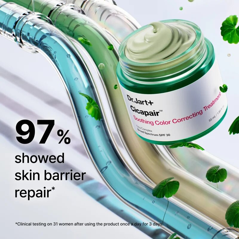 Dr. Jart+ Cicapair™ Soothing Color Correcting Treatment SPF 30 intenzivní krém redukující začervenání pleti SPF 30 30 ml