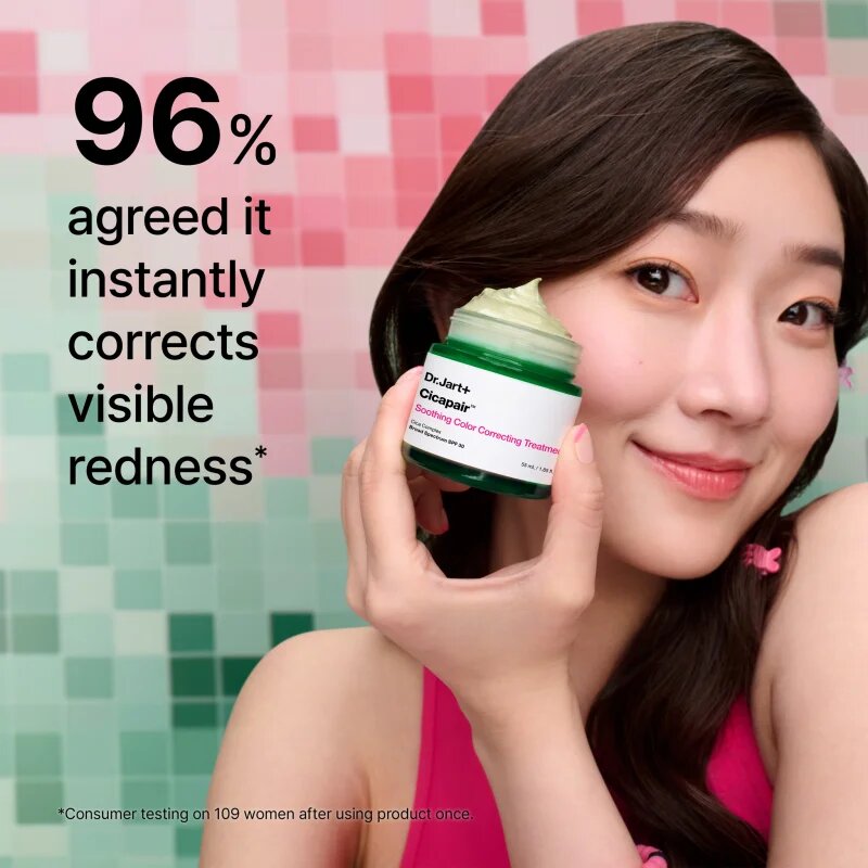 Dr. Jart+ Cicapair™ Soothing Color Correcting Treatment SPF 30 intenzivní krém redukující začervenání pleti SPF 30 30 ml