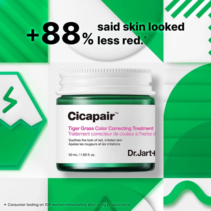 Dr. Jart+ Cicapair™ Tiger Grass Color Correcting Treatment intenzivní krém redukující začervenání pleti 50 ml