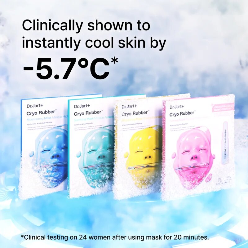 Dr. Jart+ Cryo Rubber™ Moisture Mask intenzivní hydrogelová maska s hydratačním účinkem 40 g