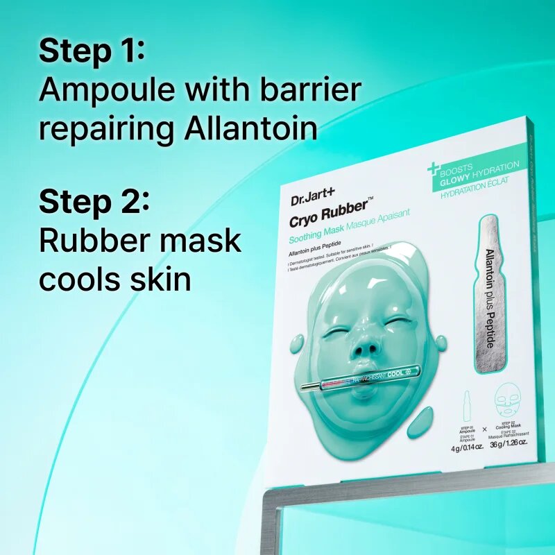 Dr. Jart+ Cryo Rubber™ Soothing Mask intenzivní hydrogelová maska se zklidňujícím účinkem 40 g