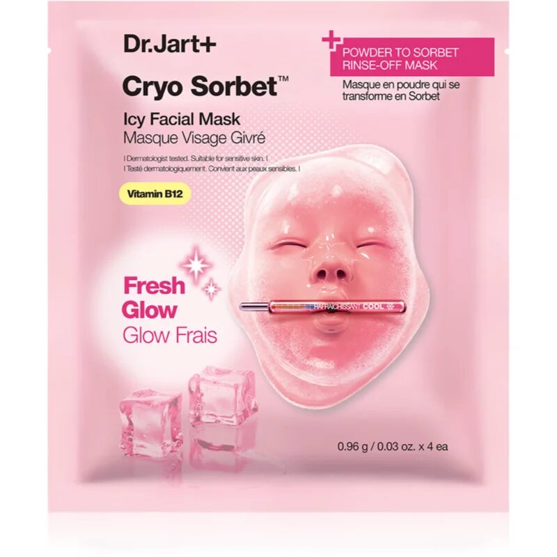 Dr. Jart+ Cryo Sorbet Icy Facial Mask hydratační maska s chladivým účinkem 3.06 g