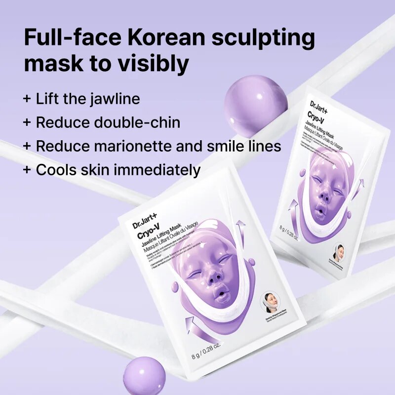 Dr. Jart+ Cryo V-Sculpt Jawline Lifting Mask liftingová maska 8 g