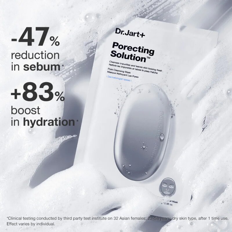 Dr. Jart+ Dermask™ Porecting Solution čisticí maska s aktivním uhlím 28 g