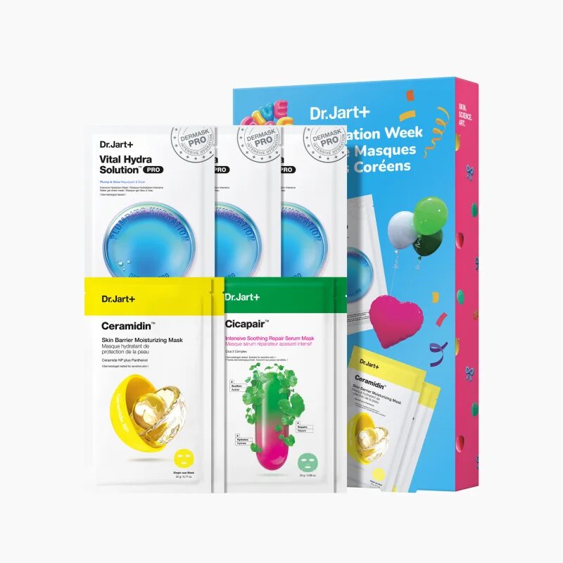 Dr. Jart+ Holiday K-Mask Hydration Week dárková sada