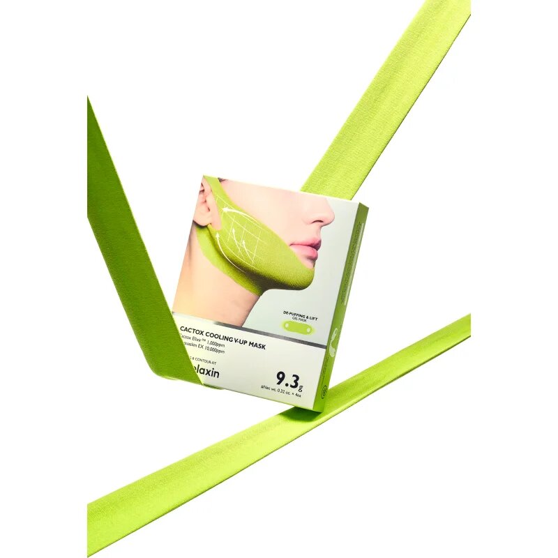 Dr. Melaxin Cactox Cooling V-Up Mask tvarující pleťová maska s hydratačním účinkem 4x9.3 g