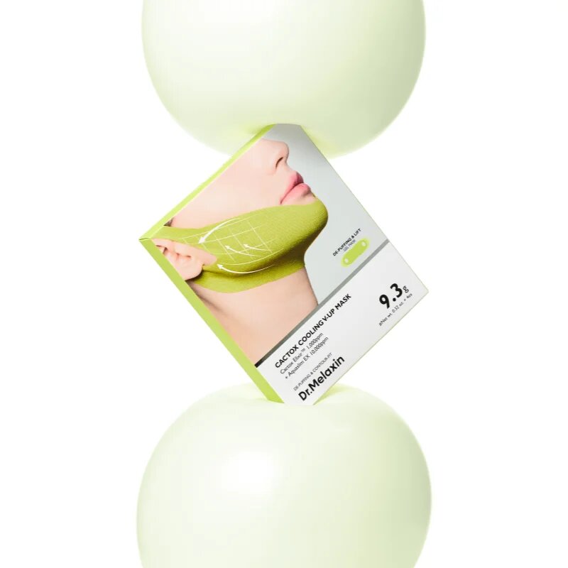 Dr. Melaxin Cactox Cooling V-Up Mask tvarující pleťová maska s hydratačním účinkem 4x9.3 g