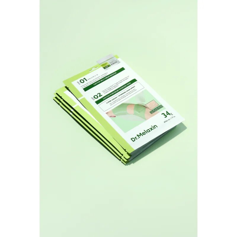 Dr. Melaxin Cactox Pore Relief Jelly Cream Hydrogel Mask intenzivní hydrogelová maska pro hydrataci pleti a minimalizaci pórů 4 ks