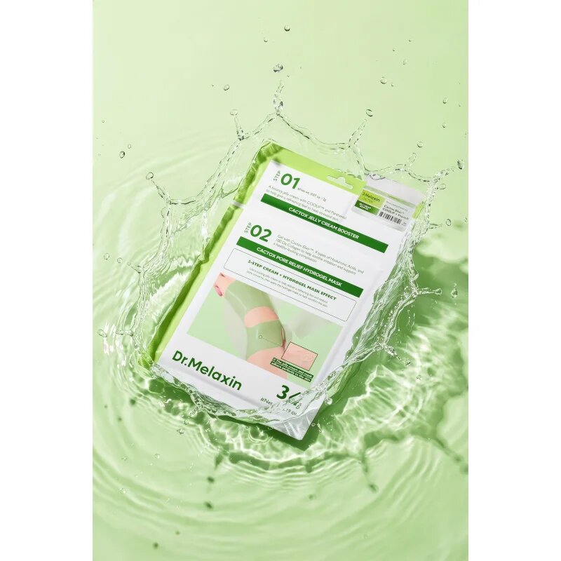 Dr. Melaxin Cactox Pore Relief Jelly Cream Hydrogel Mask intenzivní hydrogelová maska pro hydrataci pleti a minimalizaci pórů 4 ks