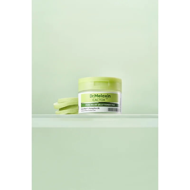 Dr. Melaxin Cactox Pore Relief Jelly Toner Pad tonizační polštářky pro vyhlazení pleti a minimalizaci pórů 60 ks
