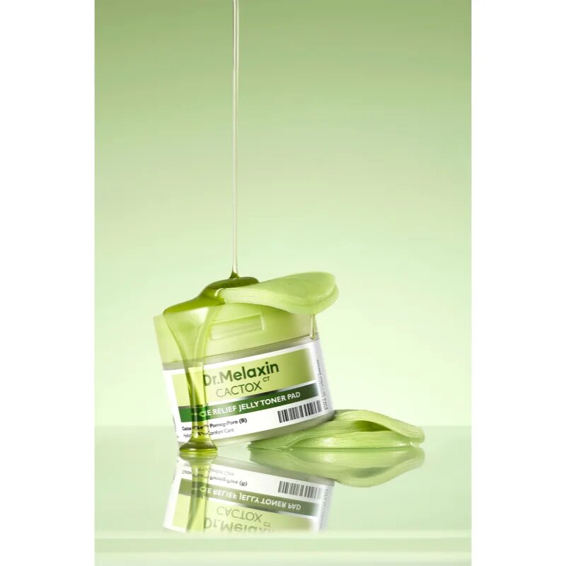 Dr. Melaxin Cactox Pore Relief Jelly Toner Pad tonizační polštářky pro vyhlazení pleti a minimalizaci pórů 60 ks