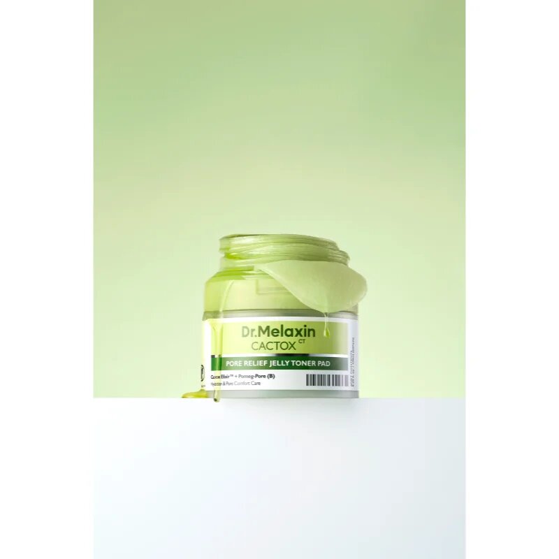 Dr. Melaxin Cactox Pore Relief Jelly Toner Pad tonizační polštářky pro vyhlazení pleti a minimalizaci pórů 60 ks