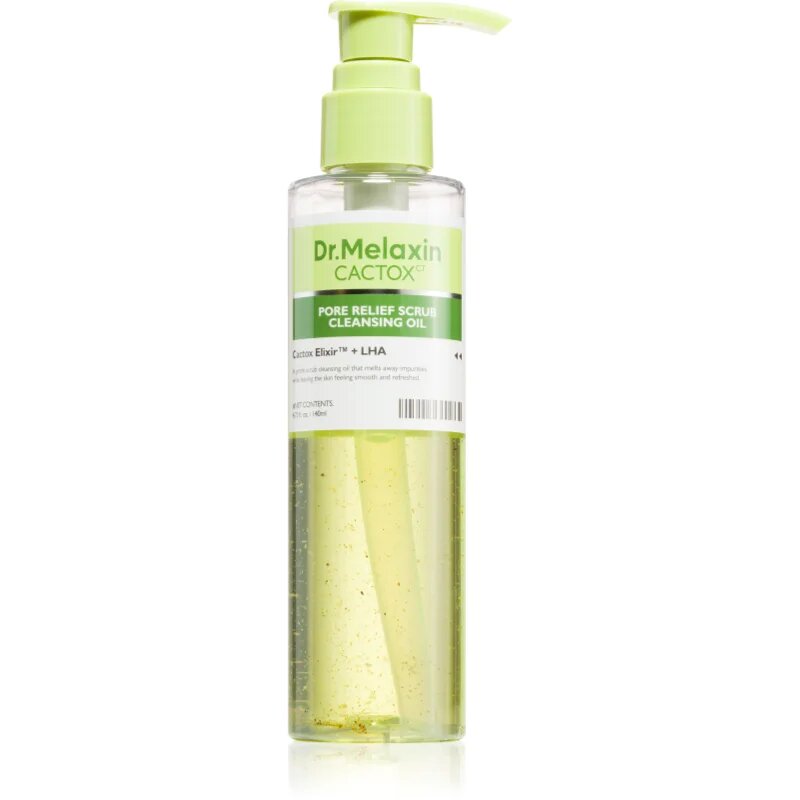 Dr. Melaxin Cactox Pore Relief Scrub Cleansing Oil hloubkově čisticí olej proti černým tečkám 140 ml