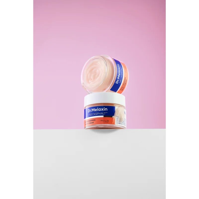 Dr. Melaxin Necksphalt ECM Ceramide Neck Cream liftingový zpevňující krém na krk a dekolt 50 ml