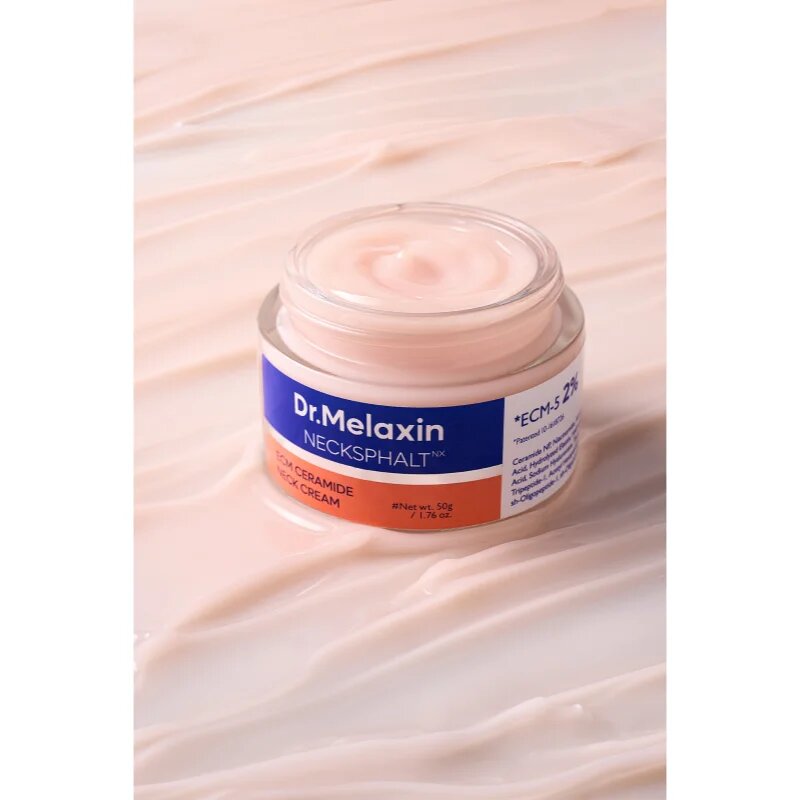 Dr. Melaxin Necksphalt ECM Ceramide Neck Cream liftingový zpevňující krém na krk a dekolt 50 ml