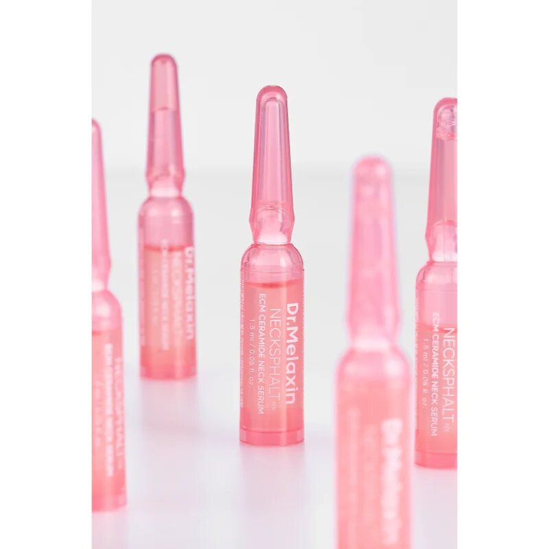 Dr. Melaxin Necksphalt ECM Ceramide Neck Serum intenzivní liftingové sérum na krk a dekolt 10x1.5 ml