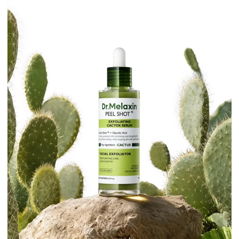Dr. Melaxin Peel Shot Exfoliating Cactox Serum vyhlazující exfoliační sérum pro hydrataci pleti a minimalizaci pórů 80 ml