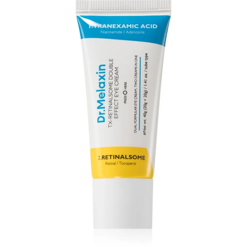 Dr. Melaxin TX Retinalsome Double Effect Eye Cream rozjasňující oční krém proti příznakům stárnutí 40 g