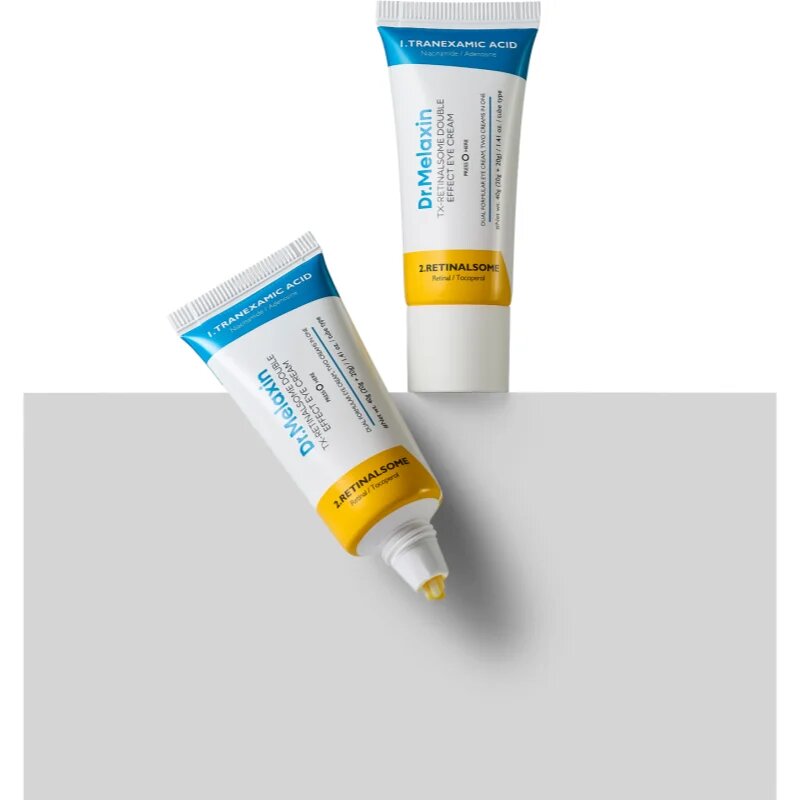 Dr. Melaxin TX Retinalsome Double Effect Eye Cream rozjasňující oční krém proti příznakům stárnutí 40 g