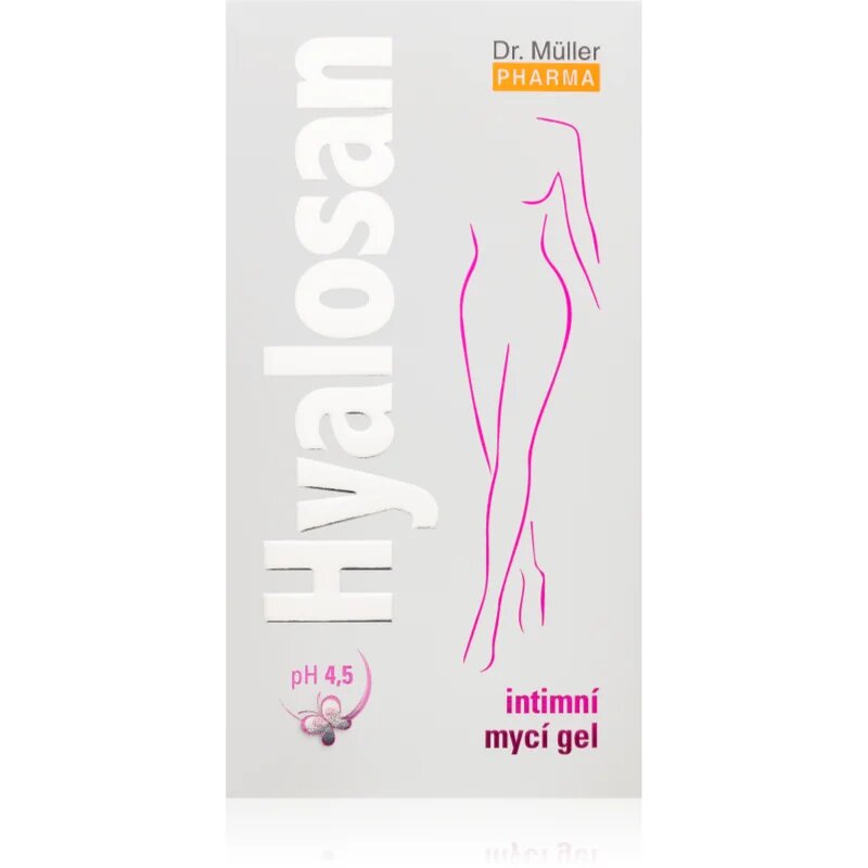 Dr. Müller Hyalosan jemný mycí gel na intimní partie 200 ml