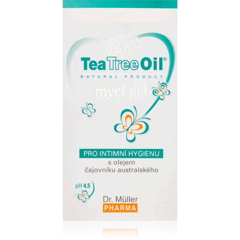 Dr. Müller Tea Tree Oil Pro intimní hygienu gel na intimní hygienu s extraktem z čajovníku 200 ml