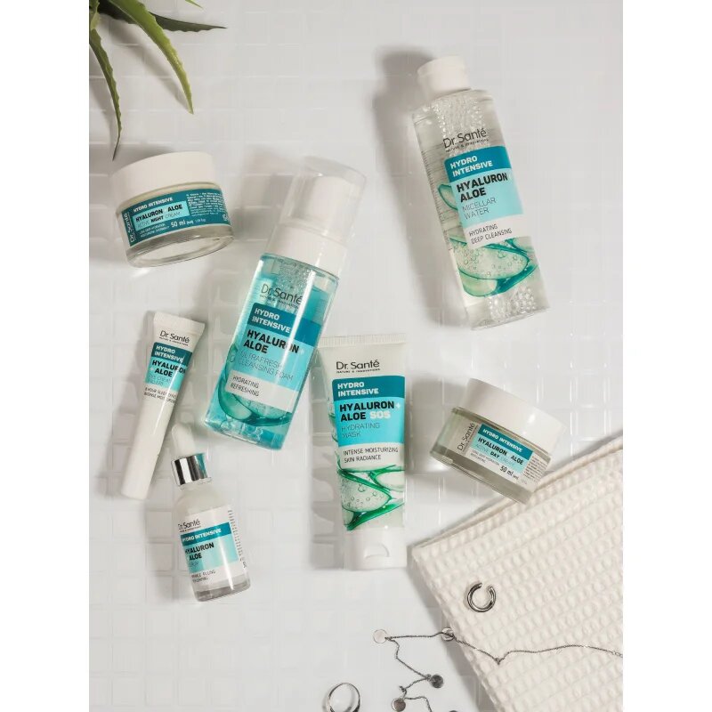 Dr. Santé Hydro Intensive Hyaluron + Aloe hydratační maska pro všechny typy pleti 75 ml