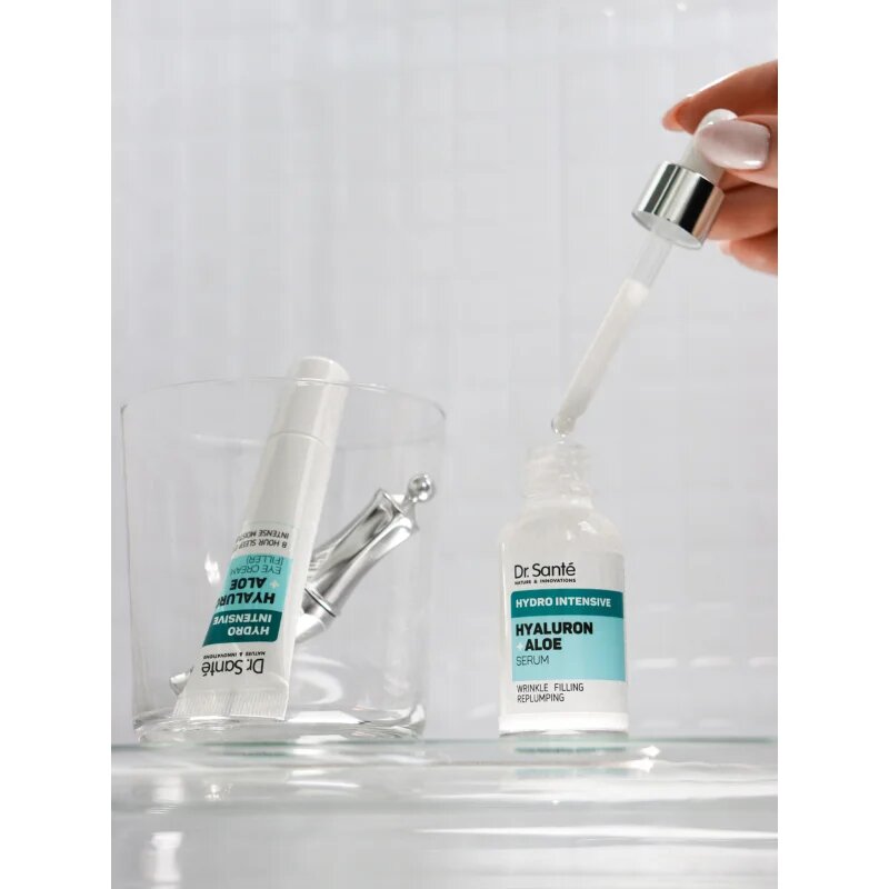 Dr. Santé Hydro Intensive Hyaluron + Aloe intenzivně hydratační sérum pro všechny typy pleti 30 ml