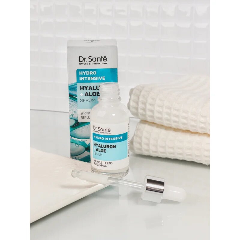 Dr. Santé Hydro Intensive Hyaluron + Aloe intenzivně hydratační sérum pro všechny typy pleti 30 ml