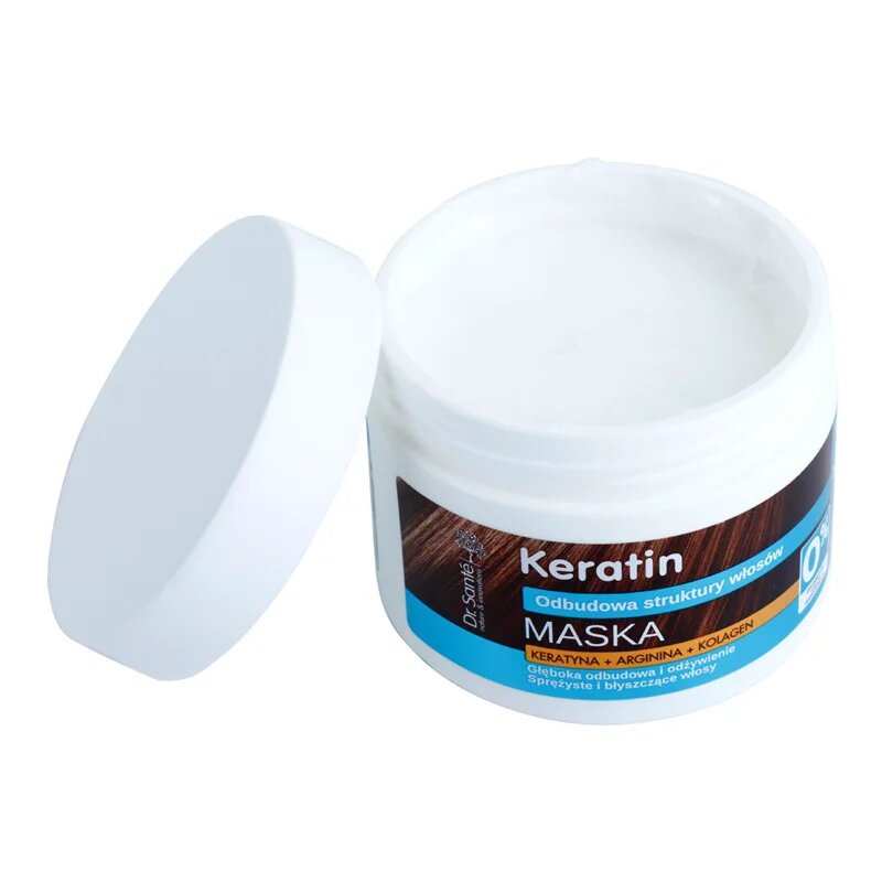 Dr. Santé Keratin hloubkově regenerační a výživná maska pro křehké vlasy bez lesku 300 ml