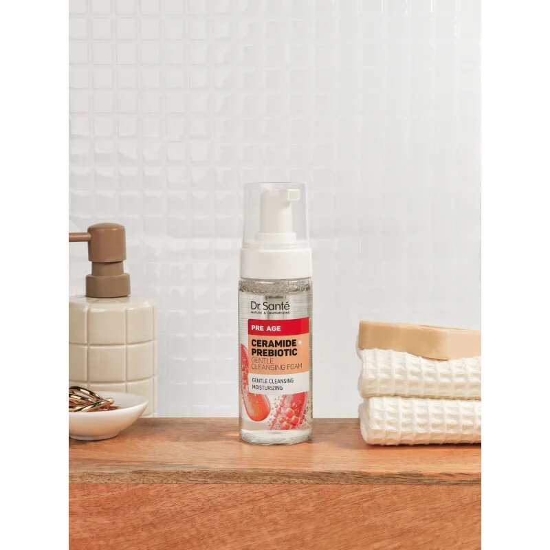 Dr. Santé Pre Age Ceramide + Prebiotic čisticí pěna pro zralou pleť 150 ml