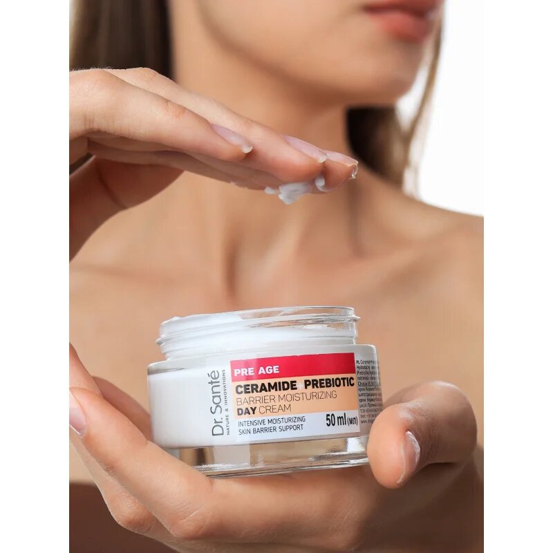 Dr. Santé Pre Age Ceramide + Prebiotic hydratační denní krém pro zralou pleť 50 ml