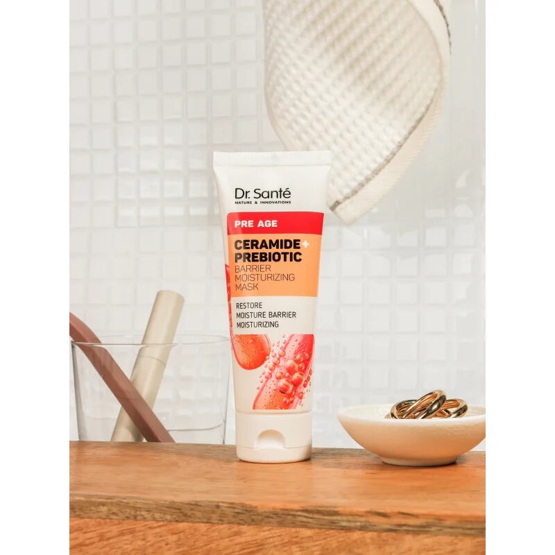 Dr. Santé Pre Age Ceramide + Prebiotic hydratační maska pro zralou pleť 75 ml