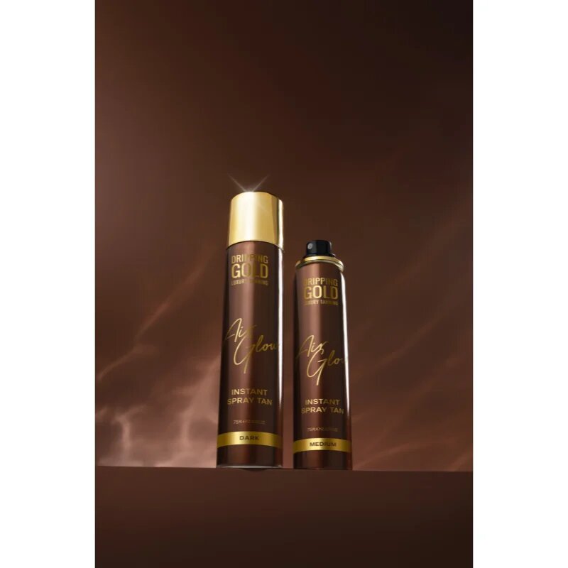 Dripping Gold Air Glow Instant Spray Tan samoopalovací sprej odstín Medium 75 ml