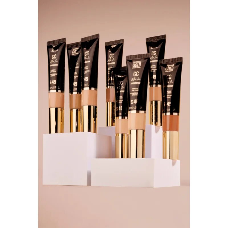Dripping Gold CC Me In lehký make-up SPF 45 odstín Shortbread 2.5 32 ml