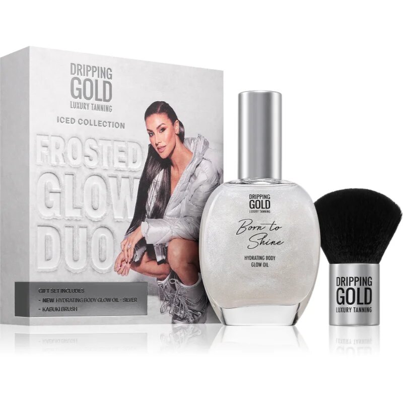 Dripping Gold Frosted Glow Duo dárková sada na tělo 2 ks