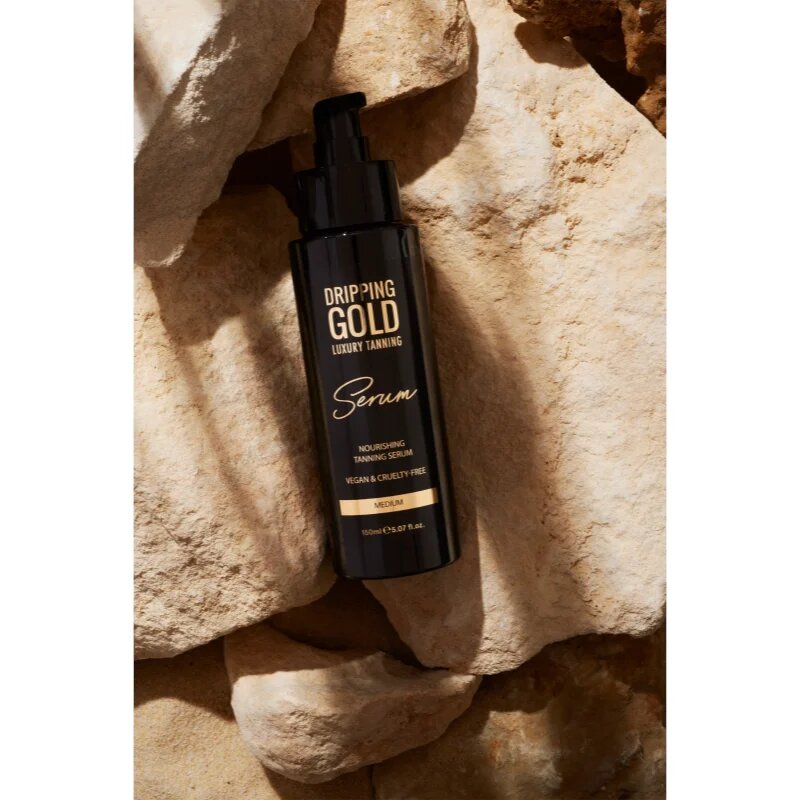 Dripping Gold Luxury Tanning Serum samoopalovací přípravek na tělo a obličej odstín Medium 150 ml