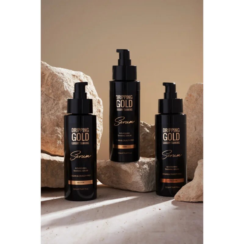 Dripping Gold Luxury Tanning Serum samoopalovací přípravek na tělo a obličej odstín Medium 150 ml
