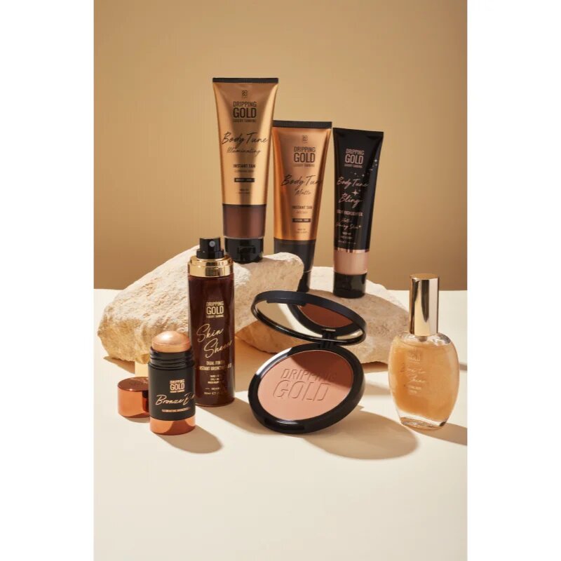 Dripping Gold Luxury Tanning Skin Sheen bronzující mlha na tělo 110 ml