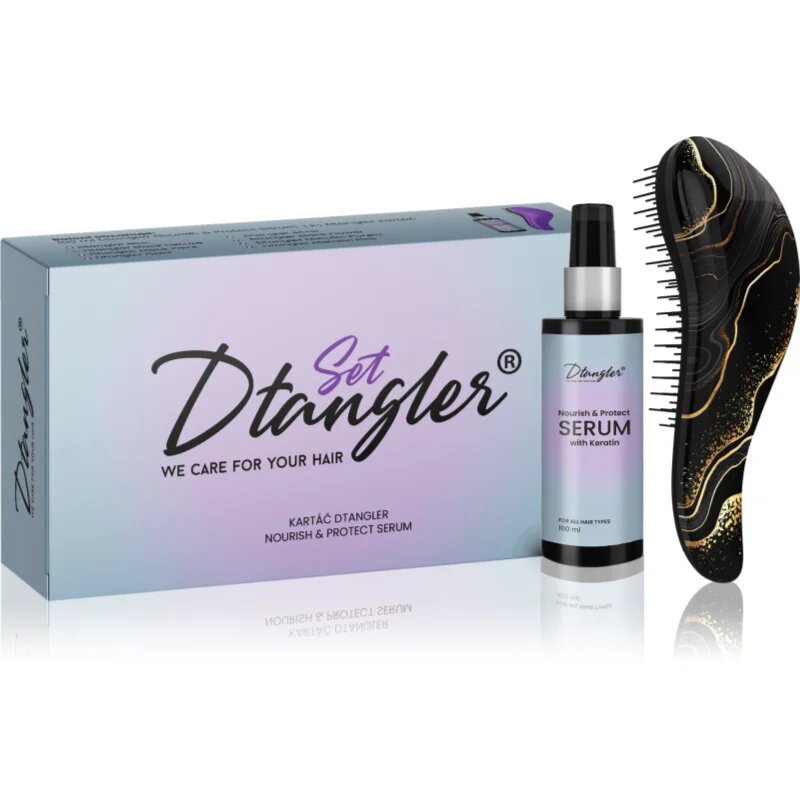 Dtangler We Care For Your Hair Set dárková sada na vlasy DeLuxe 2 ks