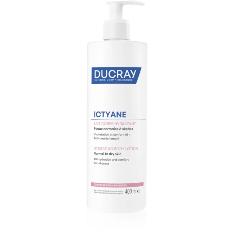 Ducray Ictyane hydratační tělové mléko pro normální a suchou pokožku 400 ml
