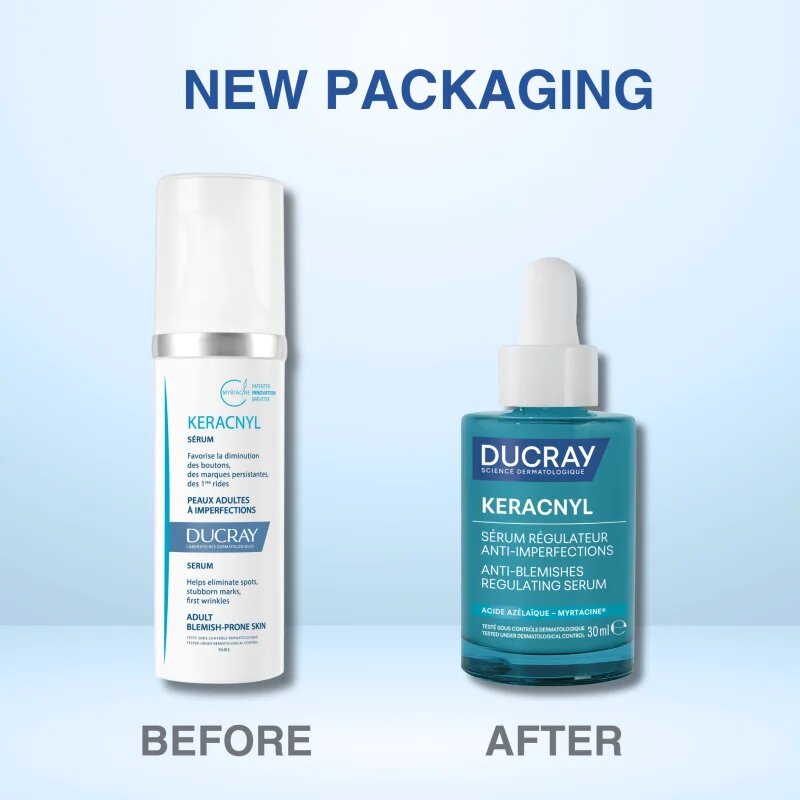 Ducray Keracnyl krémové sérum pro pleť s nedokonalostmi 30 ml