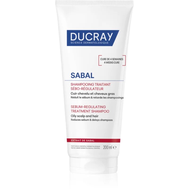 Ducray Sabal pečující šampon na regulaci kožního mazu 200 ml