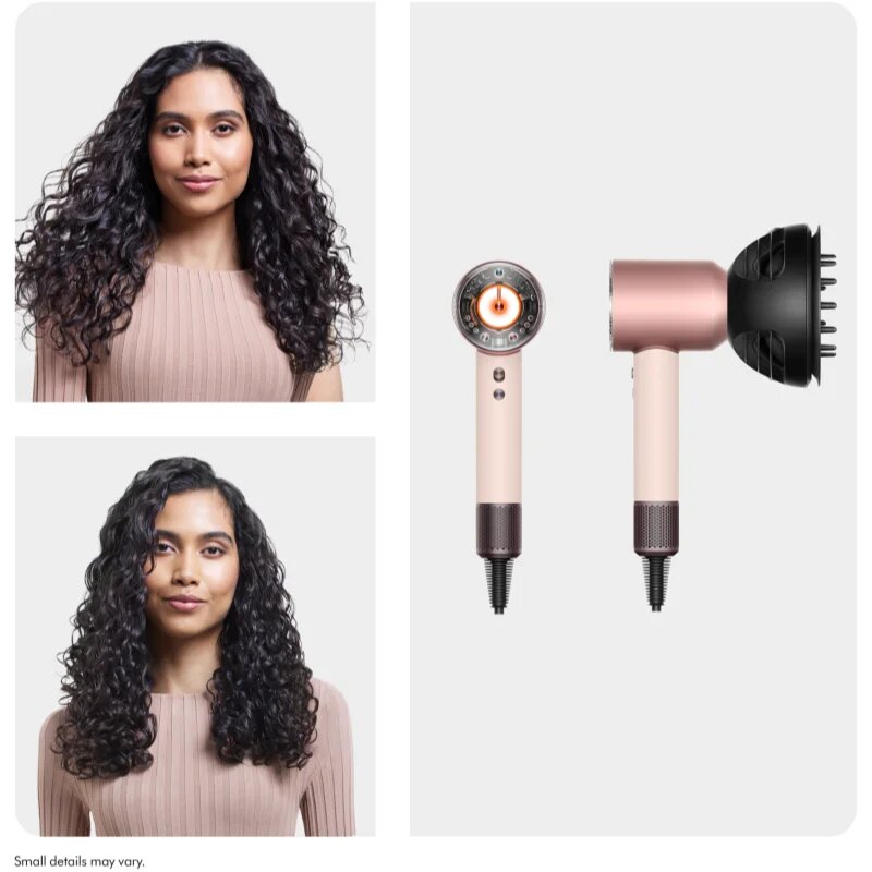 Dyson Supersonic Nural HD16 T3/T4 Ceramic Pink/Rose Gold fén na vlasy Curly + Coily 1 ks
