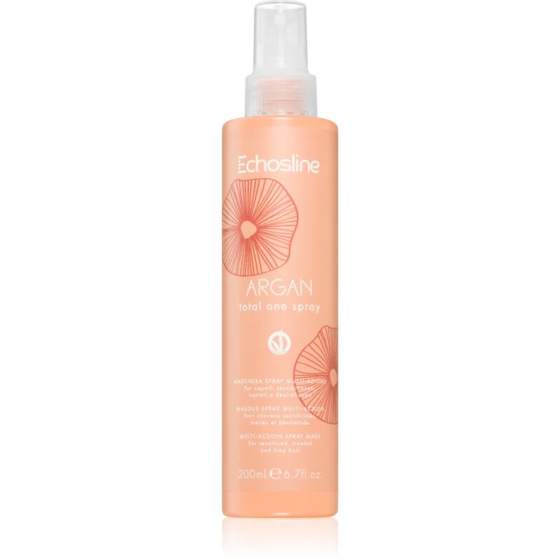 Echosline Argan Total One Spray sprej na vlasy pro výživu a lesk 200 ml