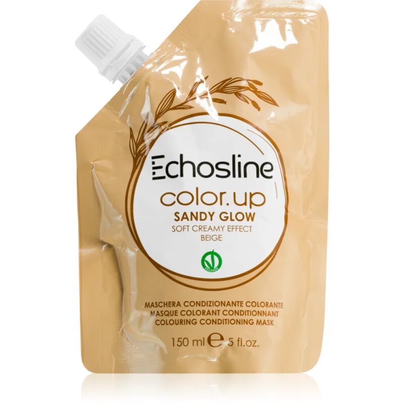 Echosline Color Up barvicí maska s vyživujícím účinkem odstín Sandy Glow 150 ml